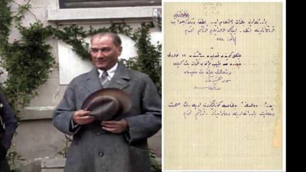 Gazi Mustafa Kemal Atatürk’ün süt kardeşine gönderdiği mektuplar ortaya çıktı Gazi Mustafa Kemal Atatürk’ün süt kardeşine gönderdiği mektuplar ortaya çıktı