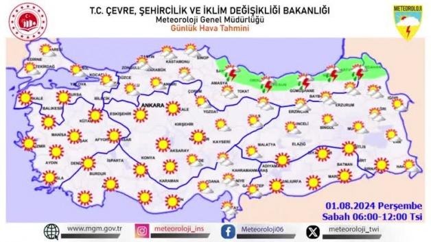 Meteoroloji yurt genelinde beklenen hava durumunu açıkladı! Meteoroloji yurt genelinde beklenen hava durumunu açıkladı!