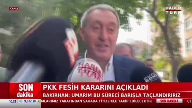 DEM Parti’den ilk açıklama! Tuncer Bakırhan: Türkiye’ye hayırlı olsun