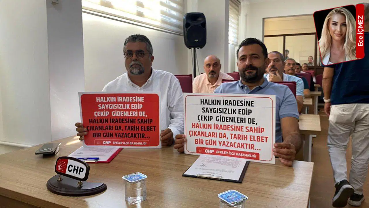 Çerçioğlu’na pankartlı protesto – Son Dakika Siyaset Haberleri