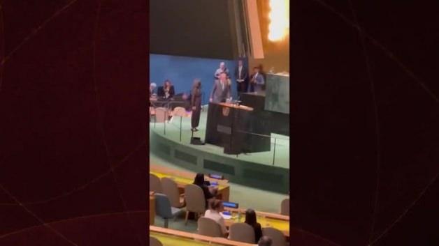 Başkan Erdoğan, BM Genel Kurulu’na alkışlarla girdi