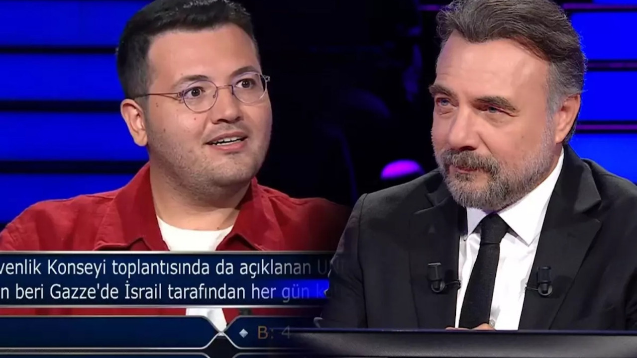 Kim Milyoner Olmak İster’de Gazze’deki çocuk katliamı sorusu duygulandırdı