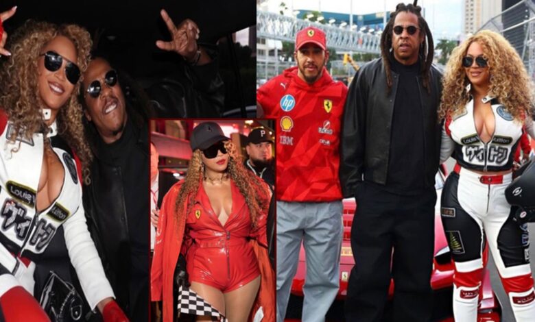 Beyonce ve Jay-Z, Las Vegas’taki F1 Yarışında Görüntülendi