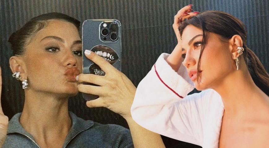 Demet Özdemir’den siyah-beyaz zarafet! Demet Özdemir’den siyah-beyaz zarafet!