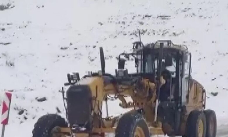 Nemrut Dağı’nda Kapanan Yol Ekiplerin Çalışmasıyla Açıldı
