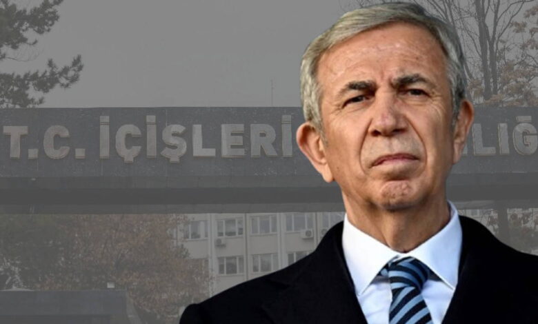 İçişleri Bakanlığı’ndan Mansur Yavaş’a Soruşturma İzni