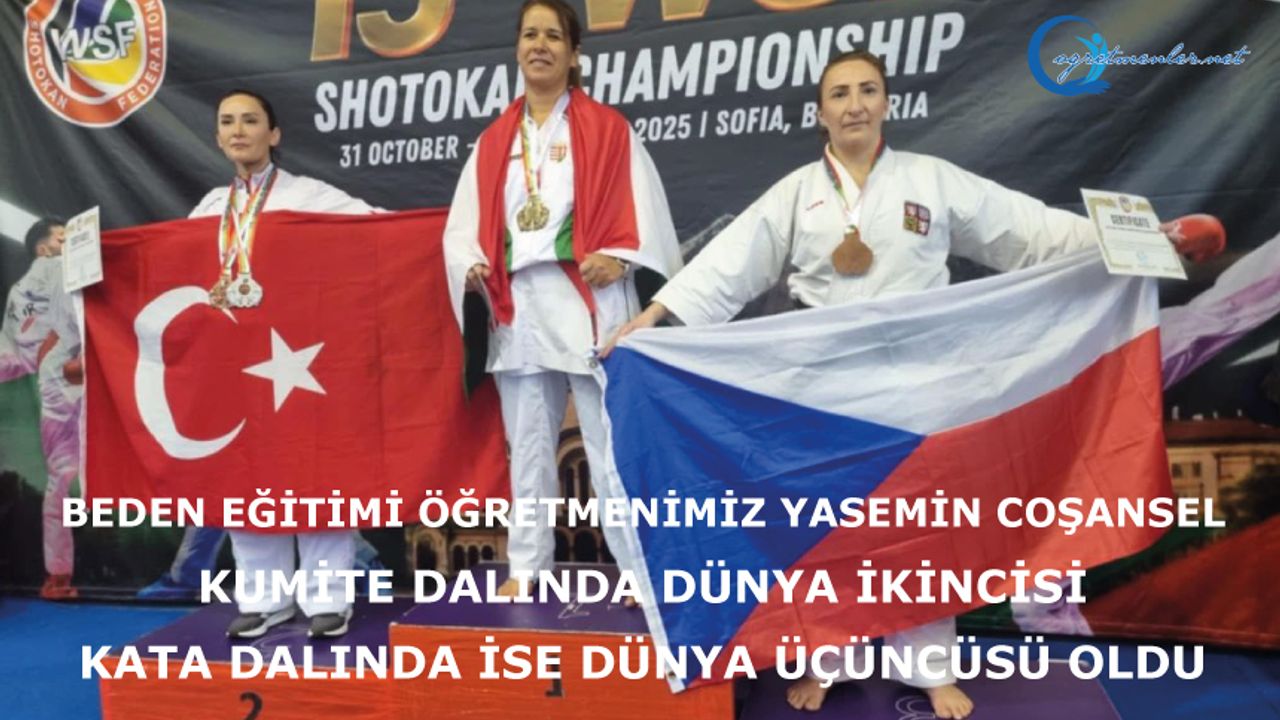 Beden Eğitimi Öğretmenimiz Yasemin COŞANSEL’den büyük başarı Beden Eğitimi Öğretmenimiz Yasemin COŞANSEL’den büyük başarı